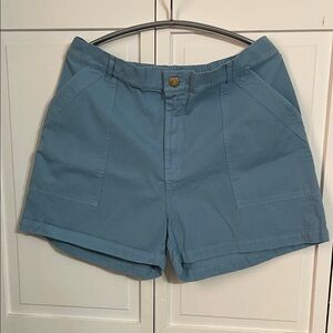 Big Bud Press High Waist Blue Shorts